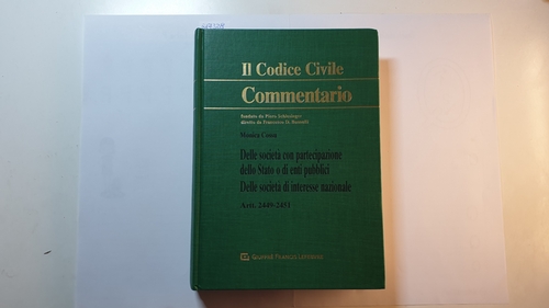 Cossu, Monica  Delle societa' con partecipazione dello Stato o di enti pubblici-delle societa' di interesse nazionale. Artt.2449-2451 