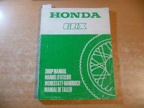 Diverse  Honda CBX Werkstatt-Handbuch - Nachtrag für CBXb - Ab Motornummer SC03E-230512 / Ab Rahmennummer SC06-2300065 