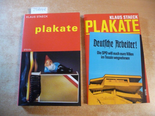 Staeck, Klaus ; Werner, Klaus  Plakate + Plakate (2 BÜCHER) 