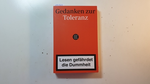 Schlepütz, Robert [Herausgeber]  Gedanken zur Toleranz 