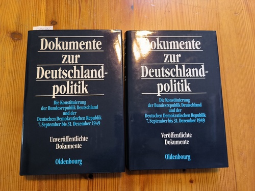 Küsters, Hanns Jürgen  Dokumente zur Deutschlandpolitik. 2. Reihe, Band 2: Die Konstituierung der Bundesrepublik Deutschland und der Deutschen Demokratischen Republik 7. September bis 31. Dezember 1949 (2 BÜCHER) 