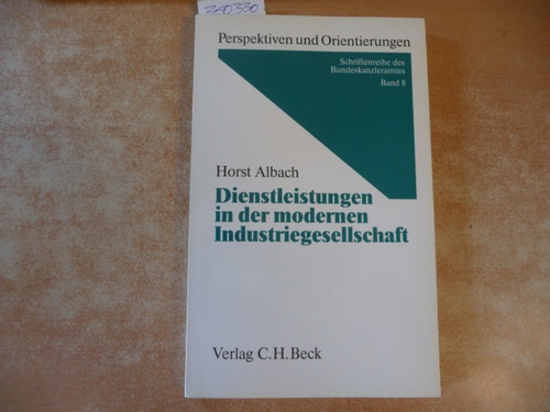 Albach, Horst  Dienstleistungen in der modernen Industriegesellschaft 