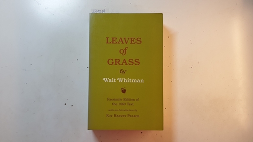 Whitman, Walter  Leaves of Grass 