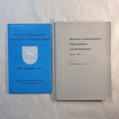 Kühlhorn, Erhard  Historisch-landeskundliche Exkursionskarte von Niedersachsen, Teil 2., Blatt Osterode am Harz 