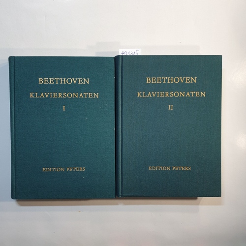 Beethoven, Ludwig van  Sonaten : für Klavier zu 2 Händen (2 BÄNDE) 