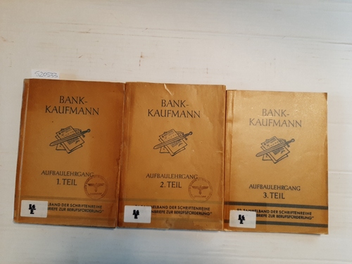 Diverse  Bankkaufmann - Aufbaulehrgang. Teil 1+2+3 (3 BÜCHER) 