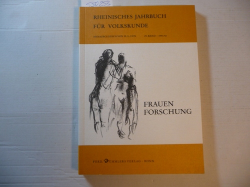 Schrutka-Rechtenstamm, Adelheid  Frauenforschung . (Rheinisches Jahrbuch für Volkskunde Band. 29). 