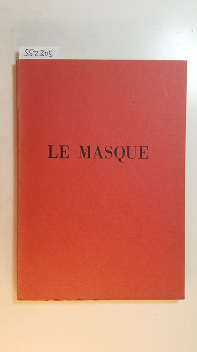 Diverse  Le masque : décembre 1959 - septembre 1960, Musée Guimet, Paris 