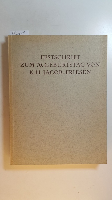 Zylmann, Peter [Hrsg.]  Zur Ur- und Frühgeschichte Nordwestdeutschlands : neue Untersuchungen aus dem Gebiete zwischen Ijssel und Ostsee ; Festschrift zum 70. Geburtstage von K.H. Jacob-Friesen 