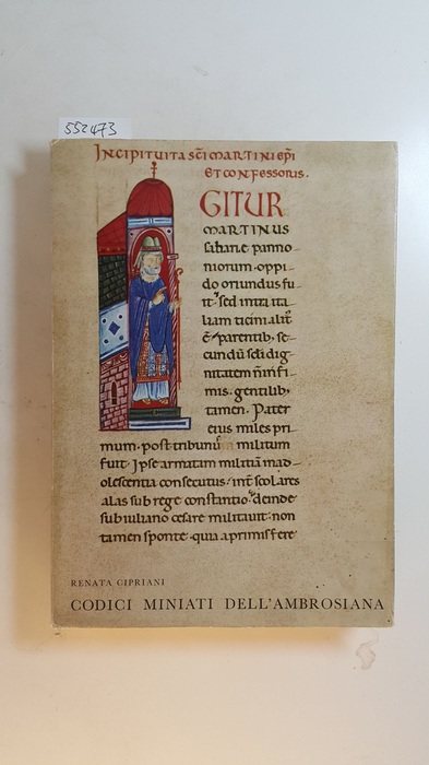 Cipriani, Renata  Codici miniati dell'Ambrosiana : contributo a un catalogo 