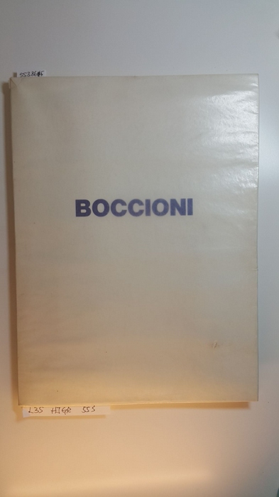 Musatti, Riccardo  Boccioni. 