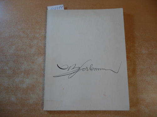 Fuchs, Dr. Heinz (Katalog u. Gestaltung)  Oskar Schlemmer - Gemälde von 1909 bis 1942 - Mannheimer Kunstverein, Kunstgebäude am Karl-Reiss-Platz vom 30. April bis 11. Juni 1967 