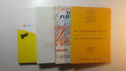 Eggenschwiler,F. ; Hüppi, A. ; Roth, D. u.a.  Telefonzeichnungen. 4 Bände 