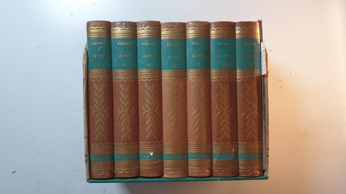 Vasari Giorgio  Le vite (de' più eccellenti pittori, scultori e architettori) 7 Vols. 