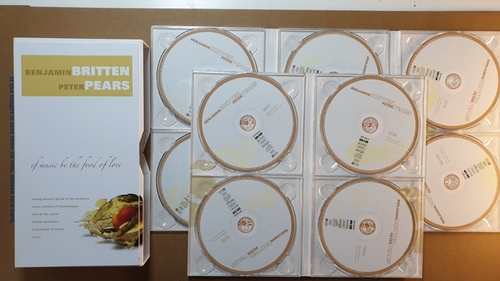 Britten & Pears  Britten & Pears: If Music be the food of love. Mit 10 CDs 