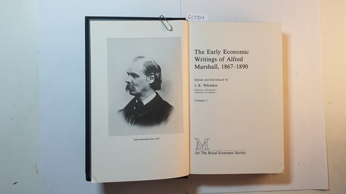 Marshall, Alfred ed. whitaker, j.k.  The Early Economic Writings of Alfred Marshall, 1867-1890 (Vol. 1) 
