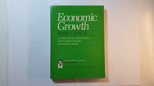 Wan, H. Y.  Economic Growth 