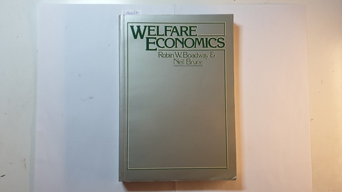 Boadway, R. F. Niel, Bruce  Welfare Economics 