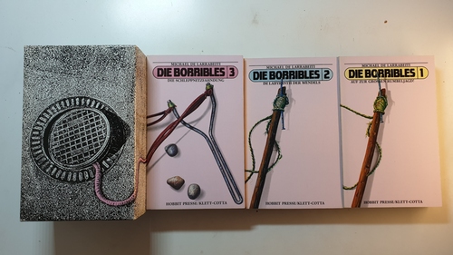 De Larrabeiti, Michael  Die Borribles (komplett, 3 Bde.) / Bd. 1., Auf zur grossen Rumbeljagd!+Bd. 2., Im Labyrinth der Wendels + Bd. 3., Die Schleppnetzfahndung 