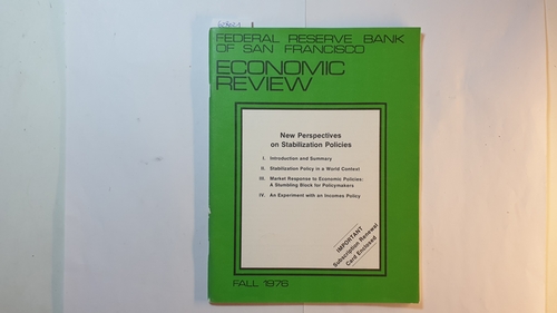 Federal Reserve Bank of San Francisco.  Economic Review (Federal Reserve Bank of San Francisco). Fall 1976 