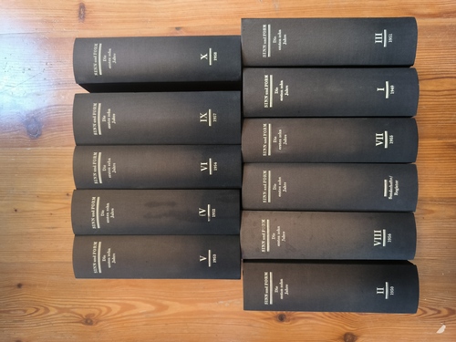 Huchel, Peter (Chefred.)  Sinn und Form. Die ersten zehn Jahre 1949 bis 1958. Beiträge zur Literatur. Zehn (10) Bände und 1 Registerband mit Sonderheften (11 BÜCHER) 