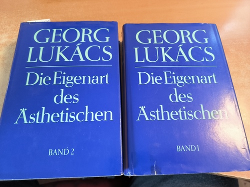 Lukács, Georg  Die Eigenart des Ästhetischen, Band 1+2; mit einem Essay von Günther Karl Lehmann (2 BÜCHER) 