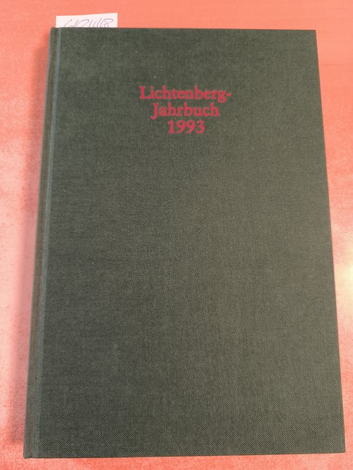 Promies, Wolfgang und Ulrich Joost  Lichtenberg Jahrbuch 1993 