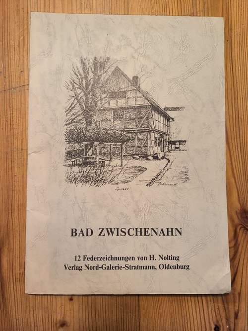 H. Nolting  Bad Zwischenahn. 12 Federzeichnungen. Komplett. 