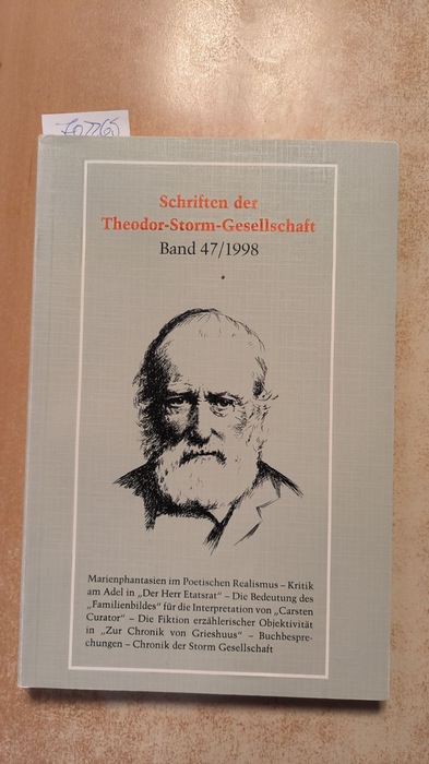 Karl E Laage  Schriften der Theodor-Storm-Gesellschaft. Band 47/1998. 