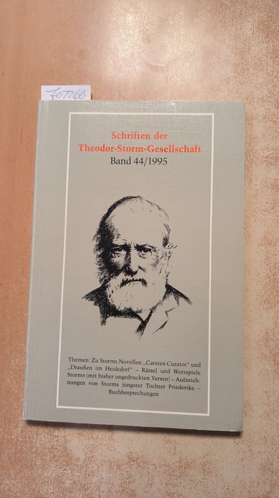 Karl E Laage  Schriften der Theodor-Storm-Gesellschaft. Band 44/1995. 