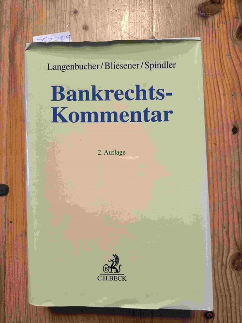 Katja Langenbucher  Bankrechts-Kommentar 