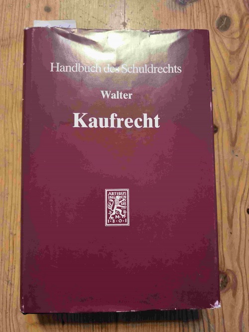 Walter, Gerhard  Kaufrecht 