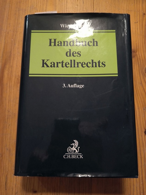 Bronett, Georg-Klaus de  Handbuch des Kartellrechts. 