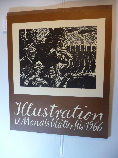 Diverse  Illustration - Kalender für 1966. 12 Monatsblätter mit Originalgraphik. 