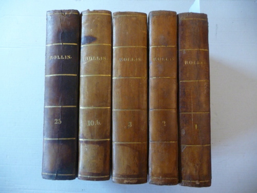 De CH. ROLLIN  OEUVRES completes, Nouvelle Edition, Histoire Romaine (Traite des Etudes) Tome I to Tome XXVI. (27 BÜCHER) 