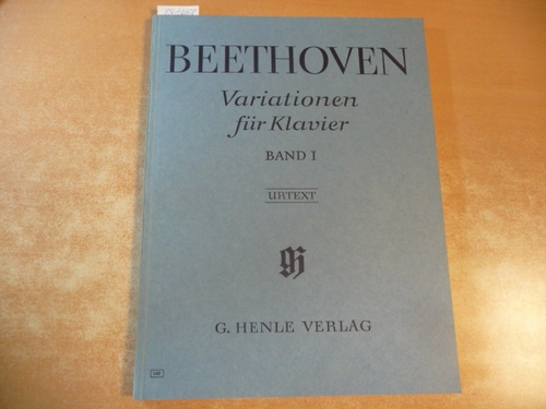 Beethoven, L. van  Variationen fur Klavier. Band I. - Urtext - (Hrsg.) von Mitarbeitern des Beethoven-Archivs durch Joseph Schmidt-Görg. Fingersatz von Walter Georgii (142) 