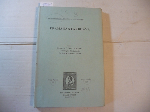 Nyayacharya, S. C.  Pramanantarbhava 