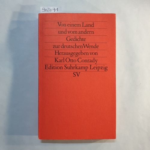 Conrady, Karl Otto [Hrsg.]  Von einem Land und vom andern 