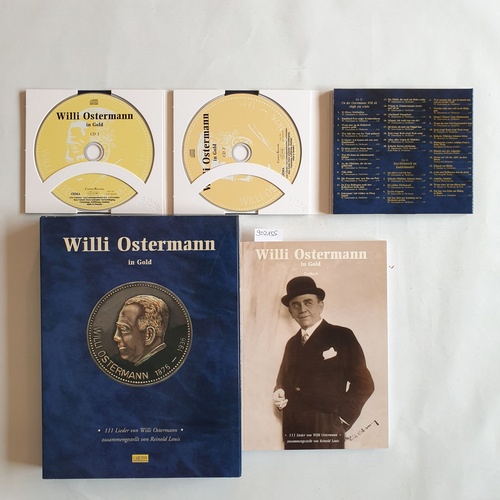 Louis, Reinold (zusammengestellt)  Ostermann in Gold-Präsentbo - Textbuch und 4 CD's - 111 Lieder von Willi Ostermann. 