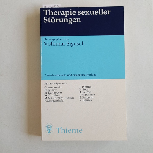 Sigusch, Volkmar (Hrsg.)  Therapie sexueller Störungen 