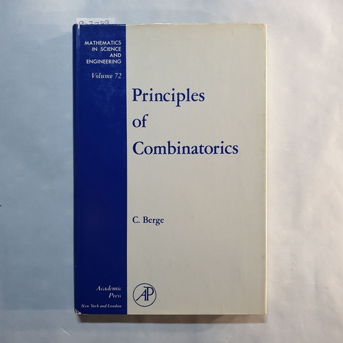 Berge, Claude  Principles of Combinatorics (Mathematics in Science & Engineering) 