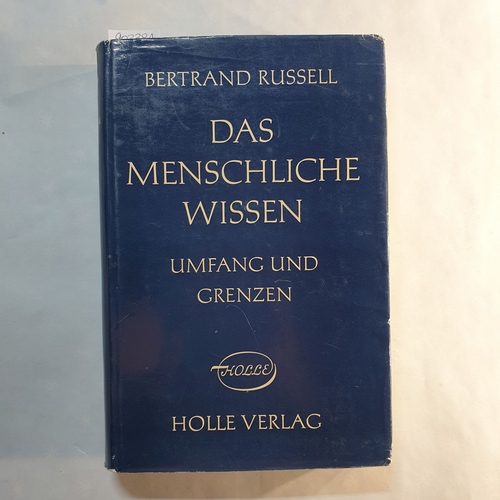 Russell, Bertrand  Das menschliche Wissen 