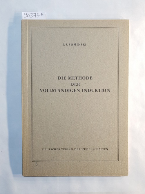 I. S. Sominski  Die Methode der vollständigen Induktion 