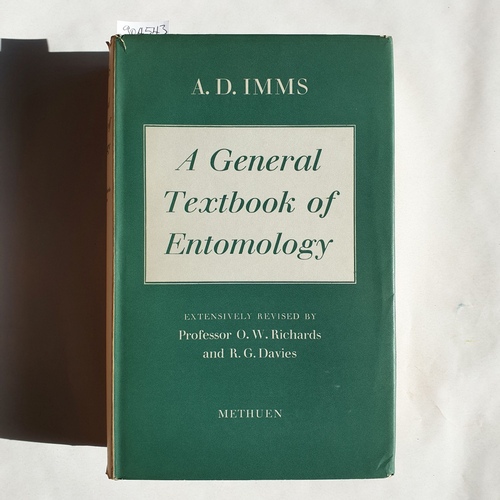 Imms, A.D.  A General Textbook of Entomology: Including the Anatomy, Physiology, Development and Classification of Insects 