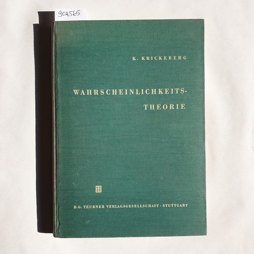 Krickeberg, Klaus  Wahrscheinlichkeitstheorie 