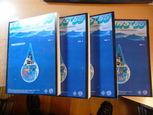 Diverse  OCEANS '88. 'A Partnership of Marine Interests'. Proceedings. Vol. 1 to Vol. 4 (4 BÜCHER) 