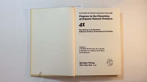 Diverse  Fortschritte der Chemie organischer Naturstoffe Teil: Vol. 41.(Progress in the Chemistry of Organic Natural Products) 