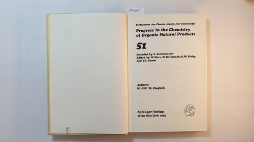 Diverse  Fortschritte der Chemie organischer Naturstoffe Teil: Vol. 51.(Progress in the Chemistry of Organic Natural Products) 