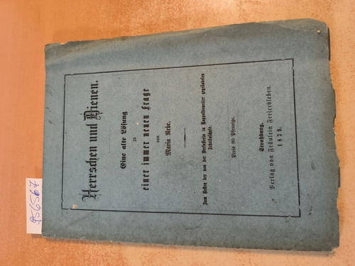 Rebe, Maria  Herrschen und Dienen ; eine alte Lösung e. immer neue Frage 