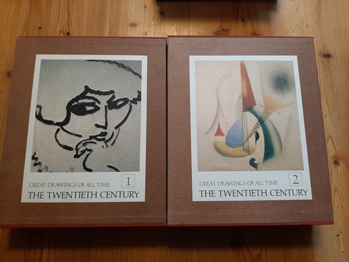 Moskowitz, Ira. Thorson, Victoria  Great Drawings of all Time - the Twentieth Century - (Complete in Two Volumes) (2 BÜCHER) 